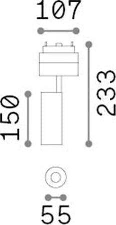 Sistema-Binario-Arca-Alluminio-Ottone-Led-14W-3000K-Luce-Calda