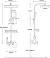 Sistema-Doccia-Termostatico-Colonna-Doccia-Miscelatore-Altezza-Regolabile