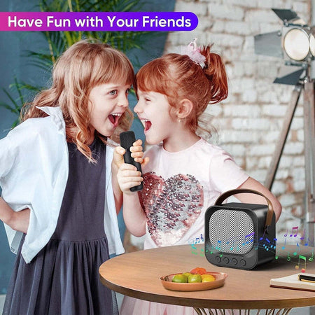 Sistema Karaoke Bluetooth Con Microfono Altoparlante Portatile Con Maniglia Audio Elettronica/Informatica/Accessori/Accessori per audio e video/Microfoni per PC Trade Shop italia - Napoli, Commerciovirtuoso.it