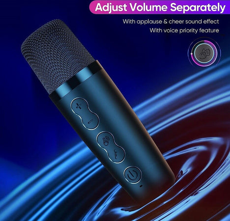 Sistema Karaoke Bluetooth Con Microfono Altoparlante Portatile Con Maniglia Audio Elettronica/Informatica/Accessori/Accessori per audio e video/Microfoni per PC Trade Shop italia - Napoli, Commerciovirtuoso.it