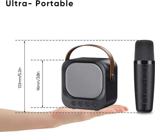 Sistema Karaoke Bluetooth Con Microfono Altoparlante Portatile Con Maniglia Audio Elettronica/Informatica/Accessori/Accessori per audio e video/Microfoni per PC Trade Shop italia - Napoli, Commerciovirtuoso.it