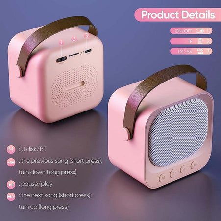 Sistema Karaoke Bluetooth Con Microfono Altoparlante Portatile Con Maniglia Audio Elettronica/Informatica/Accessori/Accessori per audio e video/Microfoni per PC Trade Shop italia - Napoli, Commerciovirtuoso.it