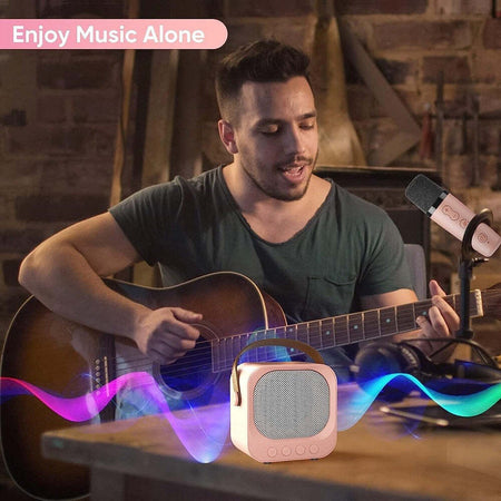 Sistema Karaoke Bluetooth Con Microfono Altoparlante Portatile Con Maniglia Audio Elettronica/Informatica/Accessori/Accessori per audio e video/Microfoni per PC Trade Shop italia - Napoli, Commerciovirtuoso.it