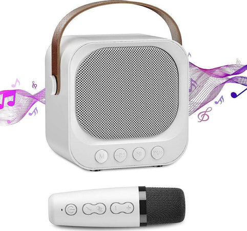 Sistema Karaoke Bluetooth Con Microfono Altoparlante Portatile Con Maniglia Audio Elettronica/Informatica/Accessori/Accessori per audio e video/Microfoni per PC Trade Shop italia - Napoli, Commerciovirtuoso.it