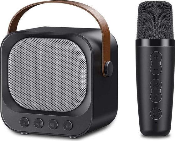 Sistema Karaoke Bluetooth Con Microfono Altoparlante Portatile Con Maniglia Audio Elettronica/Informatica/Accessori/Accessori per audio e video/Microfoni per PC Trade Shop italia - Napoli, Commerciovirtuoso.it
