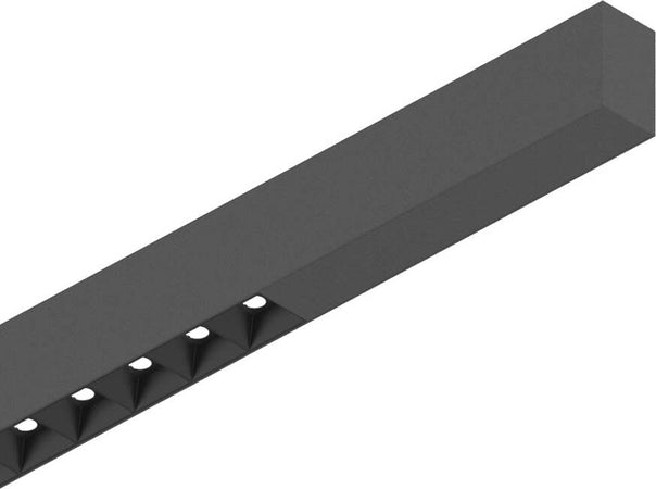 Sistema-Lineare-Binario-Fluo-Alluminio-Nero-Led-30W-3000K-Luce-Calda-L.180,5Cm