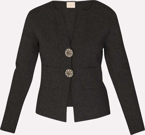SISTE'S-|-Cardigan-due-bottoni-gioiello