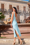 SISTE'S-GOLD-|-Abito-sottoveste-gioiello-schiena