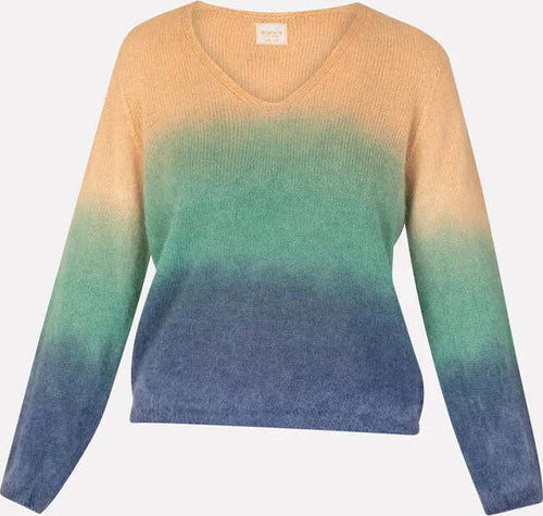 SISTE'S-|-Maglia-scollo-V-sfumata
