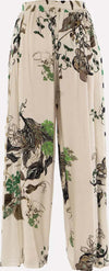 Siste’s Pantalone Palazzo Donna Pantaloni Fantasia Beige Vita Alta Regolabile Con Coulisse Fantasia Pantaloni Stampati Fiori Moda/Donna/Abbigliamento/Pantaloni You Store - Messina, Commerciovirtuoso.it