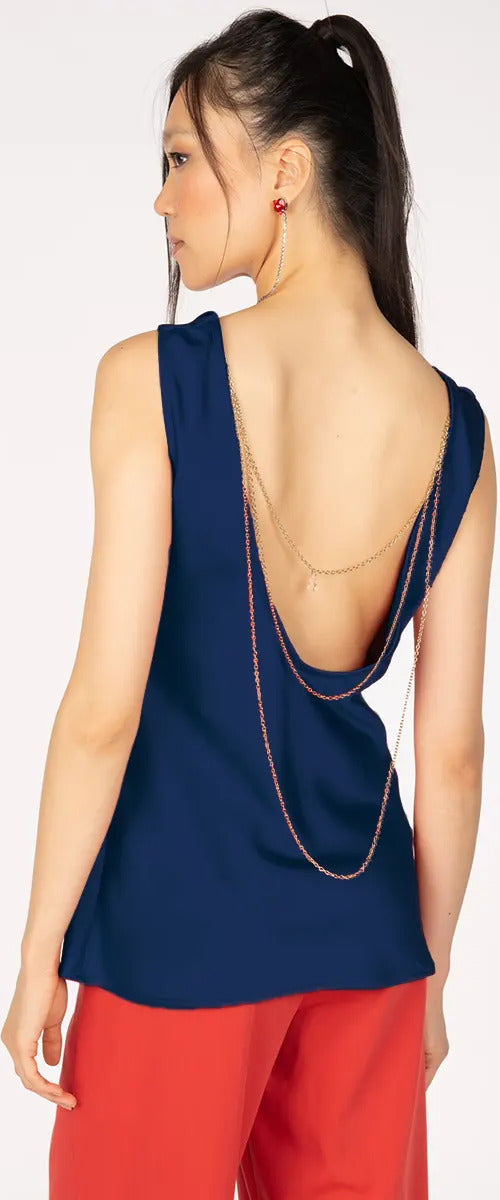 Siste's | Top in Raso Donna Moda/Donna/Abbigliamento/T-shirt top e bluse/Canotte e top You Store - Messina, Commerciovirtuoso.it