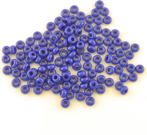 Size-9/0-Seed-Beads-6668-opaco-blu-QTY-1
