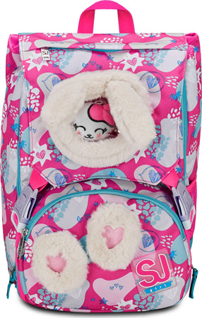 Sj-Gang-Zaino-Scuola-Estensibile-Big---Pinkfur