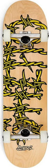Skateboard-GHETTOBLASTER-COMPLETE-BARDEDWIRE-WHI-8,375”