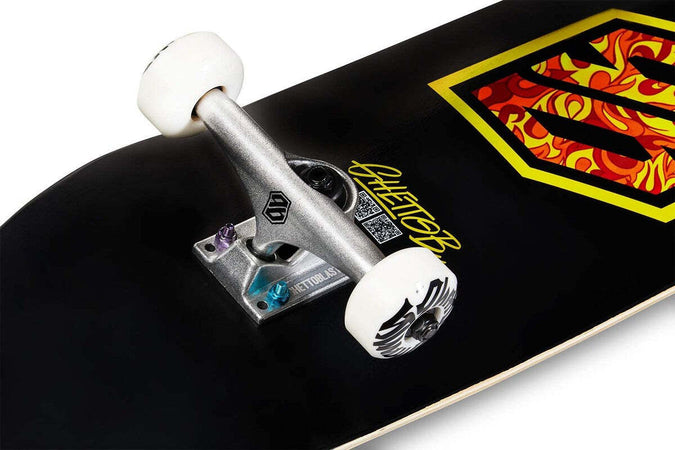 Skateboard-GHETTOBLASTER-COMPLETE-FLAME-YEL-8,125”