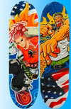Skateboard-Skate-In-Legno-71x20-Gioco-Bambini-Ragazzi-Divertimento-Vari-Colori