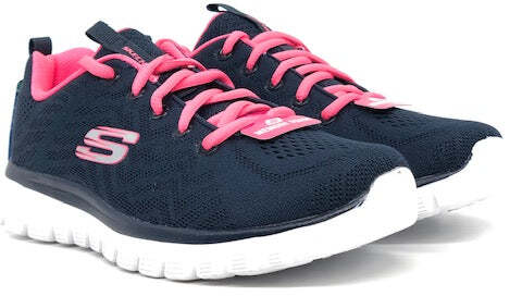SKECHERS Sneaker donna Nvy/ Pnk