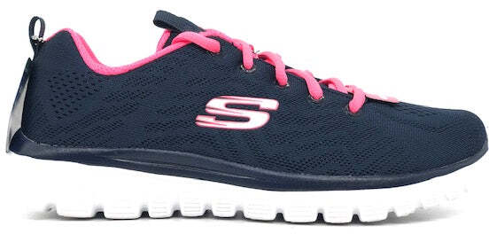 SKECHERS Sneaker donna Nvy/ Pnk