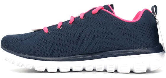 SKECHERS Sneaker donna Nvy/ Pnk