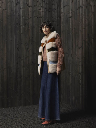 SKILLS-&amp;-GENES-GILET-OVER-da-donna