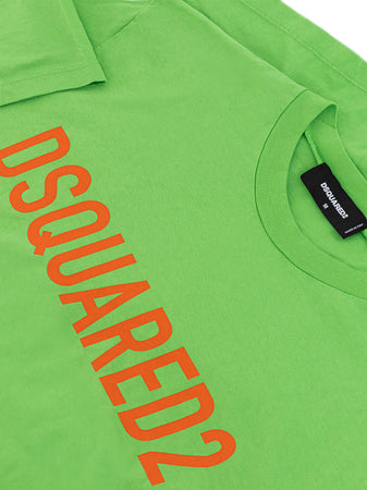 DSQUARED2 T-Shirt Oversize in Cotone con logo Dsquared2 da uomo