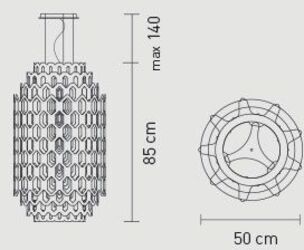 Slamp Chantal M Lampada a Sospensione