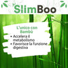 SlimBoo Anticellulite e Drenante con Bambù, Ananas, Melitolo, Moringa e Carrube 100% Naturale - 90 Compresse, Made in Italy