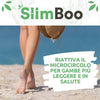 SlimBoo Anticellulite e Drenante con Bambù, Ananas, Melitolo, Moringa e Carrube 100% Naturale - 90 Compresse, Made in Italy