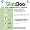 SlimBoo Anticellulite e Drenante con Bambù, Ananas, Melitolo, Moringa e Carrube 100% Naturale - 90 Compresse, Made in Italy