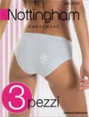 Tris slip donna Nottingham in cotone bielastico art. 3100bw Slip donna L'Orchidea - Siderno, Commerciovirtuoso.it