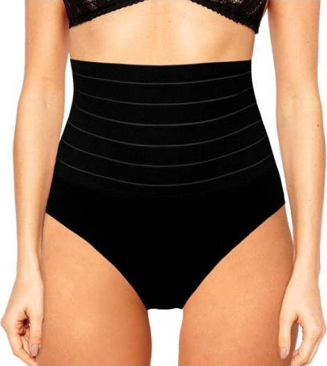 Slip-A-Vita-Alta-Con-Panciera-Guaina-Contenitiva-Addominale-In-Cotone-6077