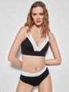 Slip con top bikini Gisela Negro