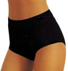 Slip Culotte in Cotone Jadea Mod. 787 Vita Alta Bianco/Nero