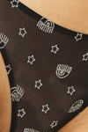 Slip Intimo Donna Chiara Ferragni in Tulle Trasparente Con Stampa Logo Mania in Strass Vita Normale Non Sgambato. Con Packaging Originale Diversi Colori A4714 Moda/Donna/Abbigliamento/Abbigliamento da notte lingerie e intimo/Lingerie & Intimo/Mutande/Bikini e Slip You Store - Messina, Commerciovirtuoso.it