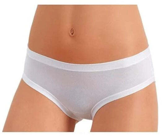 Slip Jadea Mod. 509 Vita Regolare Cotone Elasticizzato Bianco/Nero/Nudo