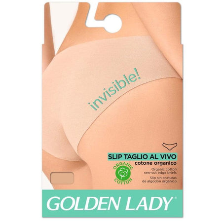Golden Lady Slip da Donna Taglio Vivo Cotone Organico O109IN S40 - Passarelli Biancheria