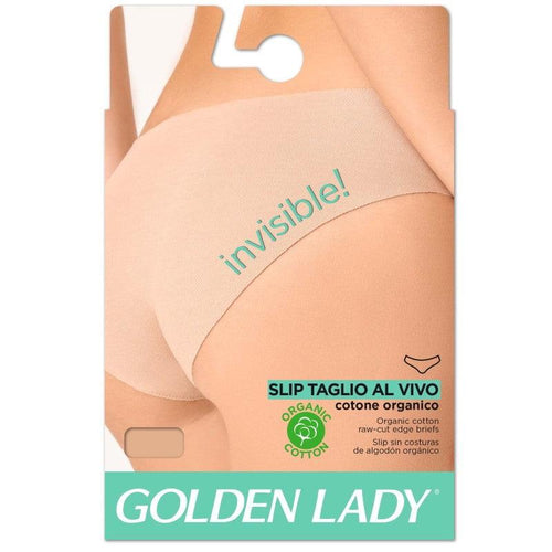 Golden Lady Slip da Donna Taglio Vivo Cotone Organico O109IN S40 - Passarelli Biancheria