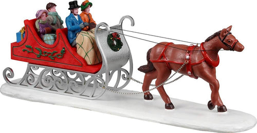 Slitta vittoriana, personaggi per villaggio di Natale in resina Casa e cucina/Decorazioni per interni/Addobbi e decorazioni per ricorrenze/Decorazioni natalizie/Oggettistica MagiediNatale.it - Altamura, Commerciovirtuoso.it