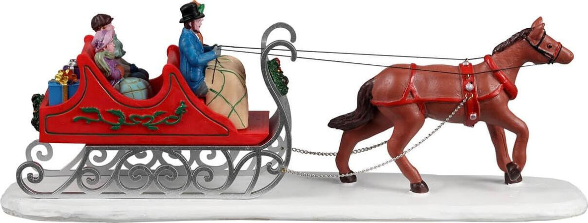 Slitta vittoriana, personaggi per villaggio di Natale in resina Casa e cucina/Decorazioni per interni/Addobbi e decorazioni per ricorrenze/Decorazioni natalizie/Oggettistica MagiediNatale.it - Altamura, Commerciovirtuoso.it