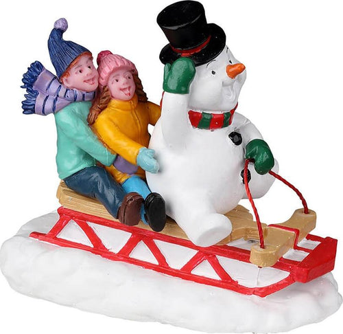 Slittando con Frosty,‎ personaggi per villaggio di Natale in Resina Casa e cucina/Decorazioni per interni/Addobbi e decorazioni per ricorrenze/Decorazioni natalizie/Oggettistica MagiediNatale.it - Altamura, Commerciovirtuoso.it