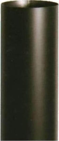 SMALBO---TUBO-SMALTATO-NERO-OPACO-CM50X130-DIAMETRO-13