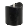 Candela natalizia decorativa colorata, con luce a LED lampeggiante e timer, a batteria