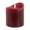 Candela natalizia decorativa colorata, con luce a LED lampeggiante e timer, a batteria