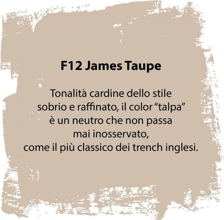 Smalto per mobili satinato fleur eggshell 130 ml f12 james taupe Fai da te/Pitture trattamenti per pareti e utensili/Vernice e fondo/Vernice speciale/Vernice per mobili Led Mall Home - Napoli, Commerciovirtuoso.it