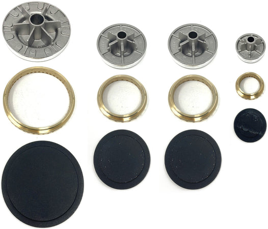 SMALVIC SERIE 4 BRUCIATORI E SPARTIFIAMMA PER PIANO COTTURA CUCINA A GAS 4 FUOCHI Casa e cucina/Utensili da cucina/Bruciatori da cucina Rossi Ricambi - Venetico Marina, Commerciovirtuoso.it
