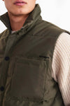 Smanicato Uomo Anerkjendt Akrasmus Puf Vest Con Bottoni, 2 Tasche Sport e tempo libero/Sport/Corsa/Abbigliamento/Uomo/Maglie e T-shirt/Gilet Snotshop - Roma, Commerciovirtuoso.it