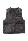 ALPHA INDUSTRIES Smanicato Uomo Canvas Acid Vest Black da uomo