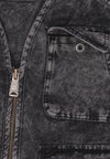 ALPHA INDUSTRIES Smanicato Uomo Canvas Acid Vest Black da uomo