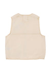 ALPHA INDUSTRIES Smanicato Uomo Canvas Acid Vest Vintage White da uomo