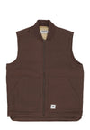 CATERPILLAR Smanicato Uomo Classic Canvas Vest Brown da uomo